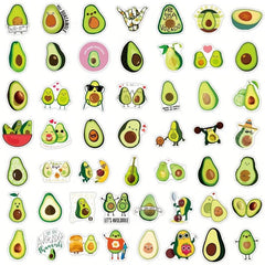 50pcs Cartoon Fruit Stickers Waterproof Laptop Water Bottle Bike Notebook Scrapb