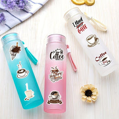 60pcs Coffee Vinyl Stickers for Water Bottles Laptop Car Phone