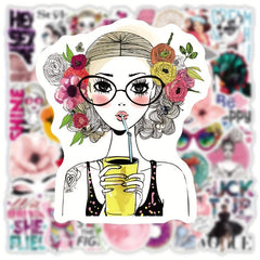 50Pcs Vsco Style Graffiti Stickers Waterproof DIY Creative Toys