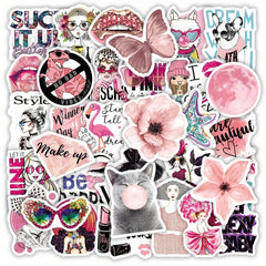 50Pcs Vsco Style Graffiti Stickers Waterproof DIY Creative Toys