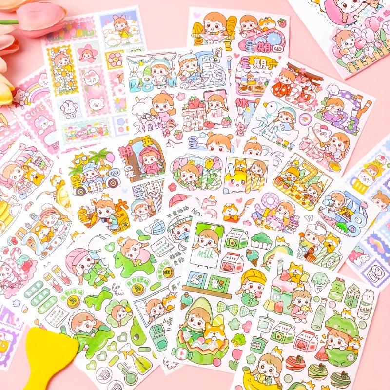 Lizi Jun Sticker Pack - Cartoon Hand Account Decoration