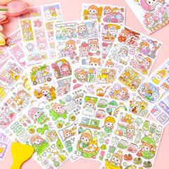 Lizi Jun Sticker Pack - Cartoon Hand Account Decoration