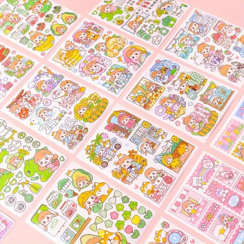 Lizi Jun Sticker Pack - Cartoon Hand Account Decoration