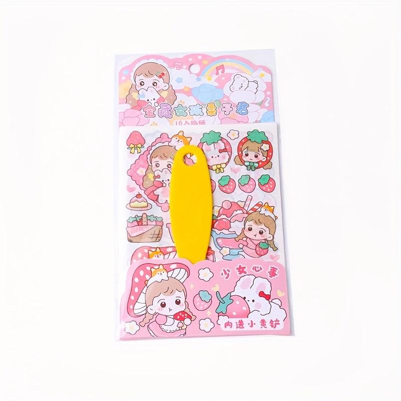 Lizi Jun Sticker Pack - Cartoon Hand Account Decoration