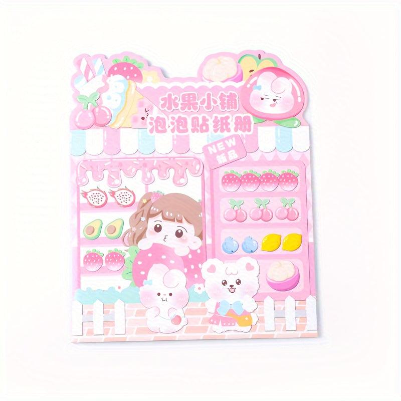 Cartoon Bakery Bubble Book Material Set