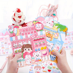 Cartoon Bakery Bubble Book Material Set