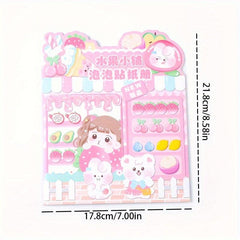 Cartoon Bakery Bubble Book Material Set