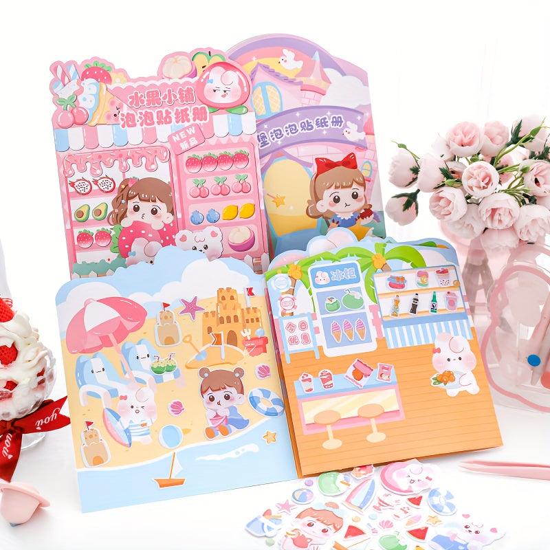 Cartoon Bakery Bubble Book Material Set