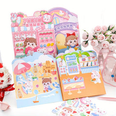 Cartoon Bakery Bubble Book Material Set