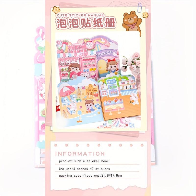 Cartoon Bakery Bubble Book Material Set