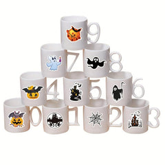 200pcs Halloween Doodle Stickers Pumpkin Ghost Bat Horror Funny Decoration