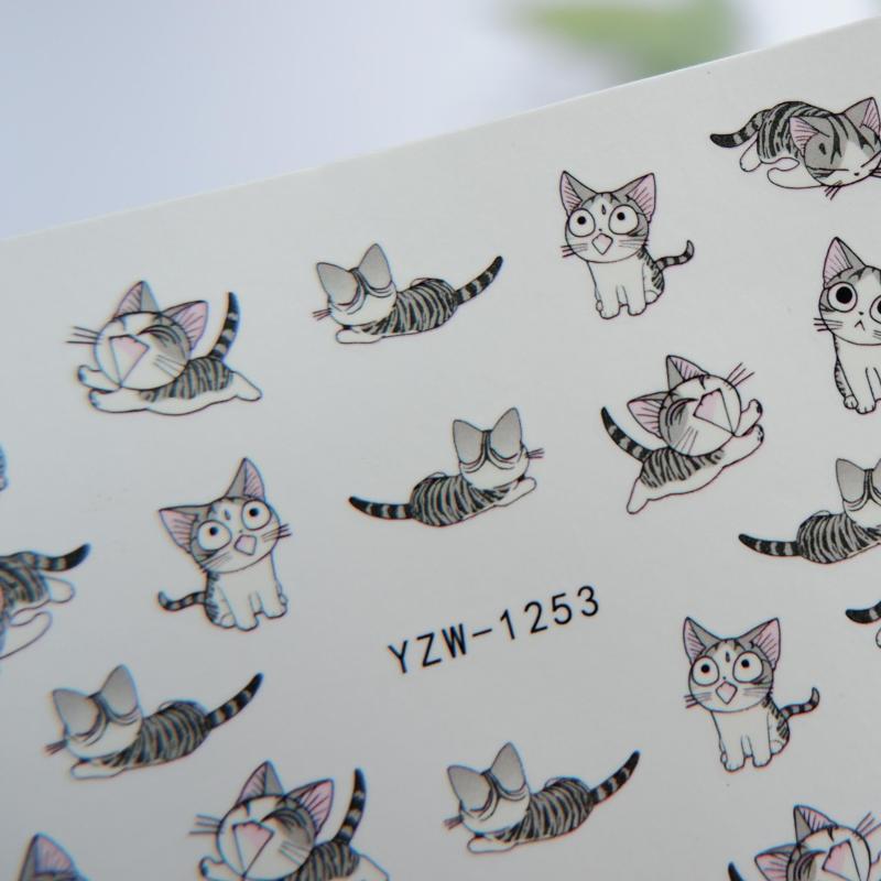 1 Sheet Cat Expression Sticker & Decoration