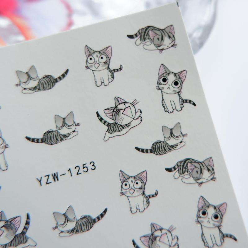 1 Sheet Cat Expression Sticker & Decoration