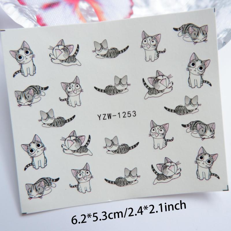 1 Sheet Cat Expression Sticker & Decoration