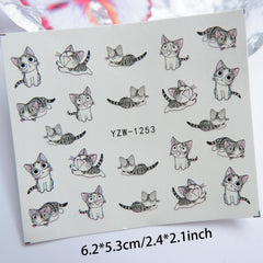 1 Sheet Cat Expression Sticker & Decoration