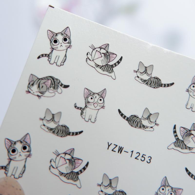 1 Sheet Cat Expression Sticker & Decoration
