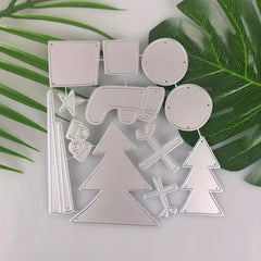 1pc Christmas Tree Metal Cutting Die DIY Card Scrapbook Decoration