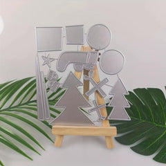 1pc Christmas Tree Metal Cutting Die DIY Card Scrapbook Decoration