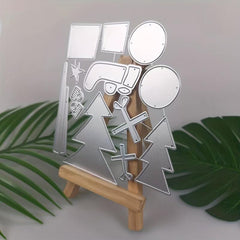 1pc Christmas Tree Metal Cutting Die DIY Card Scrapbook Decoration