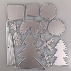 1pc Christmas Tree Metal Cutting Die DIY Card Scrapbook Decoration