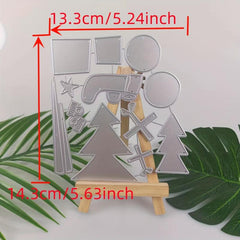 1pc Christmas Tree Metal Cutting Die DIY Card Scrapbook Decoration