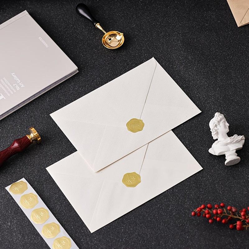 150 Foil Fire Paint Seal Embossed Stickers - Self Adhesive Label