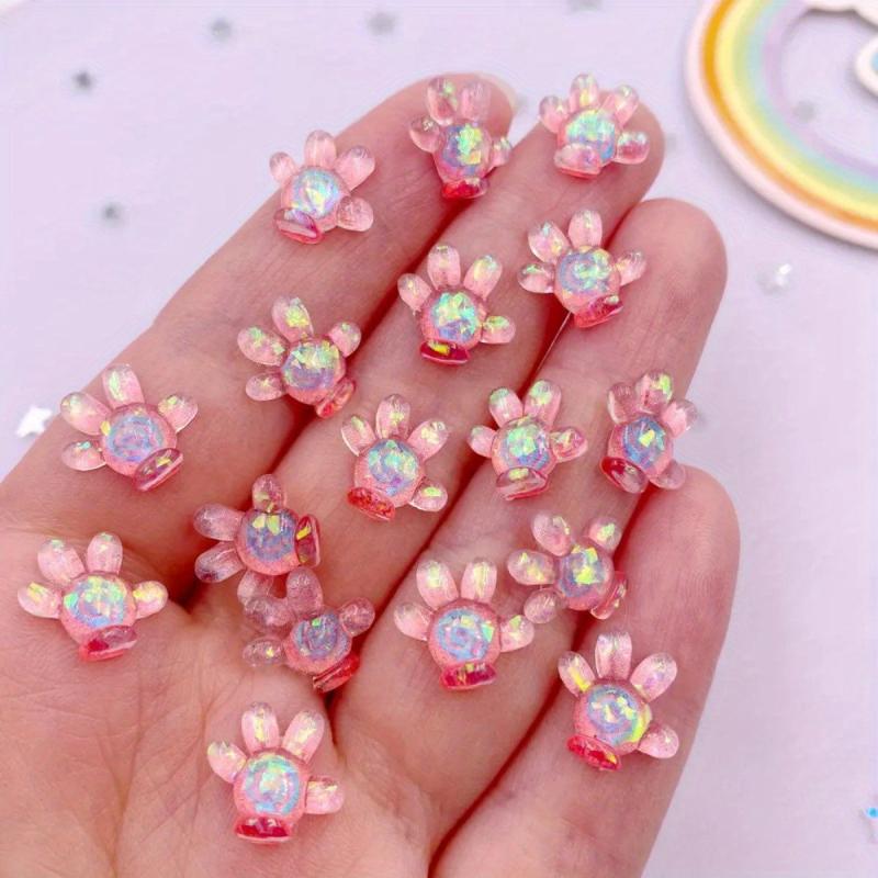 Resin Glitter Christmas Mini Crystal Nail Art Appliques