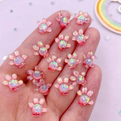 Resin Glitter Christmas Mini Crystal Nail Art Appliques