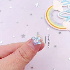 Resin Glitter Christmas Mini Crystal Nail Art Appliques