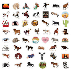 200pcs Horse Riding Stickers - Perfect Gift for Horse Lovers