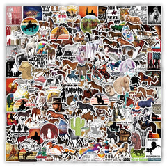 200pcs Horse Riding Stickers - Perfect Gift for Horse Lovers