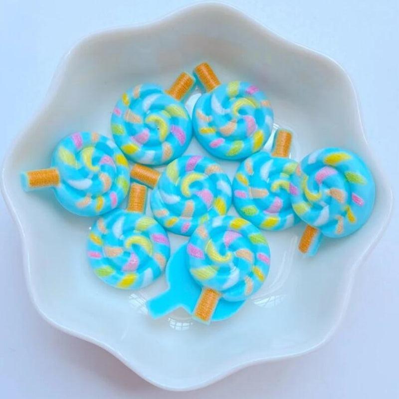 10pcs Resin Little Candy Series Cabochons DIY Craft Christmas Gift