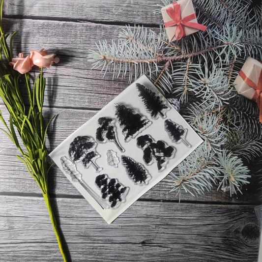 Plant Theme Stamp for Card Making DIY