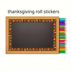Thanksgiving Border Stickers Blackboard Bulletin Board Stickers