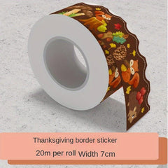 Thanksgiving Border Stickers Blackboard Bulletin Board Stickers