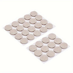 45pcs Circular Felt Furniture Mats 2.79 Cm - DIY Handicraft Floor Protector