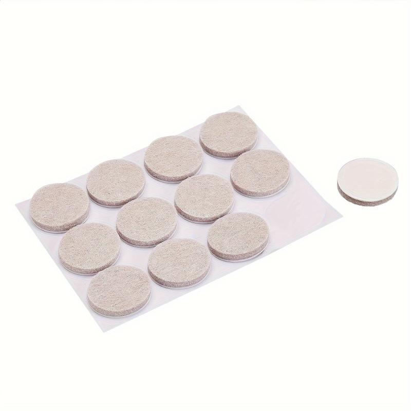 45pcs Circular Felt Furniture Mats 2.79 Cm - DIY Handicraft Floor Protector