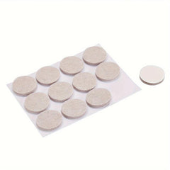45pcs Circular Felt Furniture Mats 2.79 Cm - DIY Handicraft Floor Protector