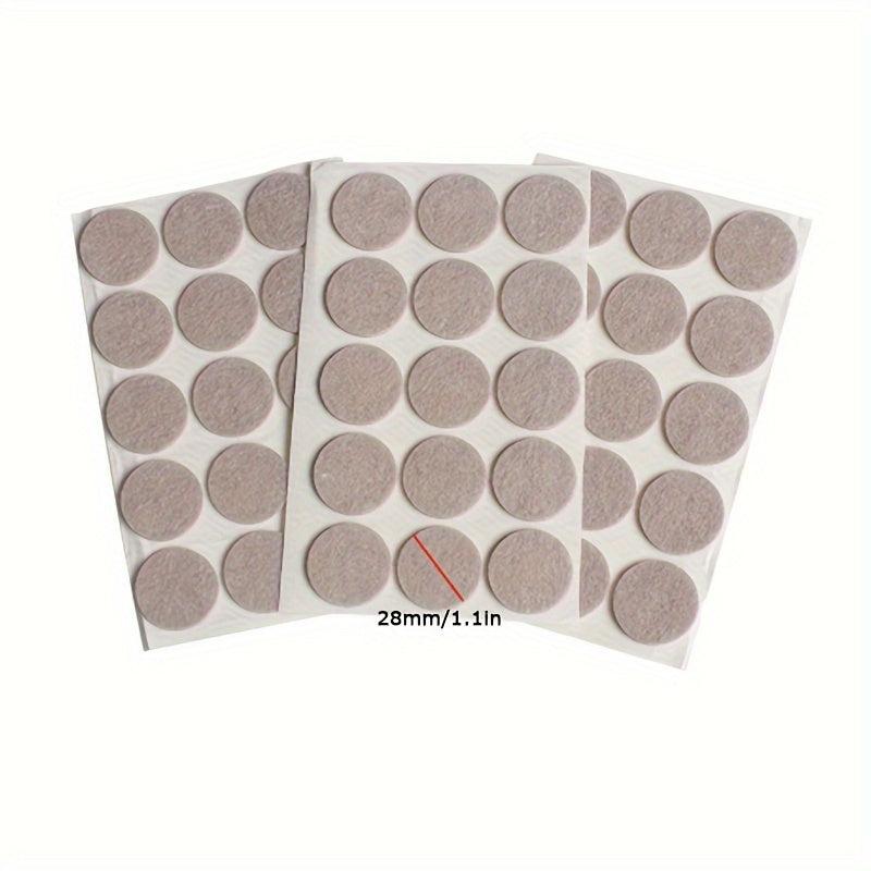 45pcs Circular Felt Furniture Mats 2.79 Cm - DIY Handicraft Floor Protector