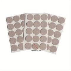 45pcs Circular Felt Furniture Mats 2.79 Cm - DIY Handicraft Floor Protector