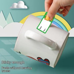 Waterproof Kids Name Sticker Removable Adhesive Label Handwritten Self adhesive