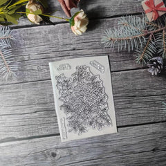 1pc Flower Theme Stamp For DIY Handcraft Scrapbook Journal Card Making Gift