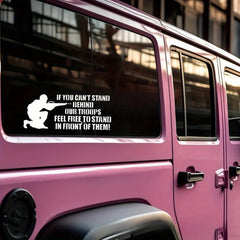 Funny Durable Waterproof Vinyl Sticker for Car Window Bumper