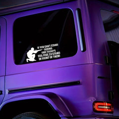 Funny Durable Waterproof Vinyl Sticker for Car Window Bumper