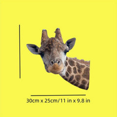 Funny Giraffe Vinyl Sticker for Car Window Bumper