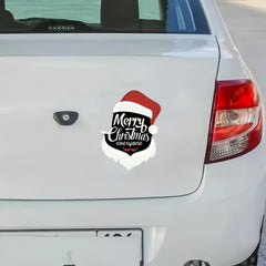 Santa Claus Merry Christmas Waterproof Vinyl Car Window Sticker