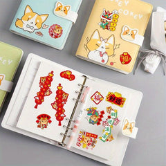 4pcs Dragon Year Mini Stickers For Phone Laptop Water Cup