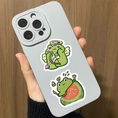 60pcs Frog Cartoon Vinyl Waterproof Stickers Laptop Guitar