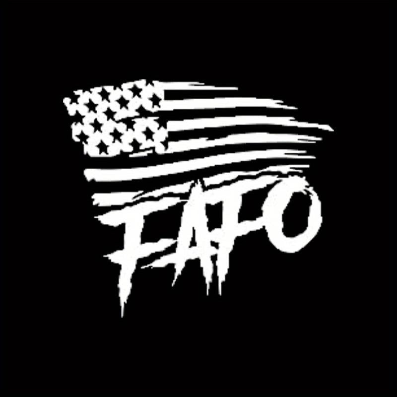 FAFO Durable Waterproof Vinyl Stickers, Vehicles, Motorcycle Helmet, Notebook