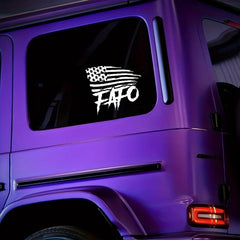 FAFO Durable Waterproof Vinyl Stickers, Vehicles, Motorcycle Helmet, Notebook